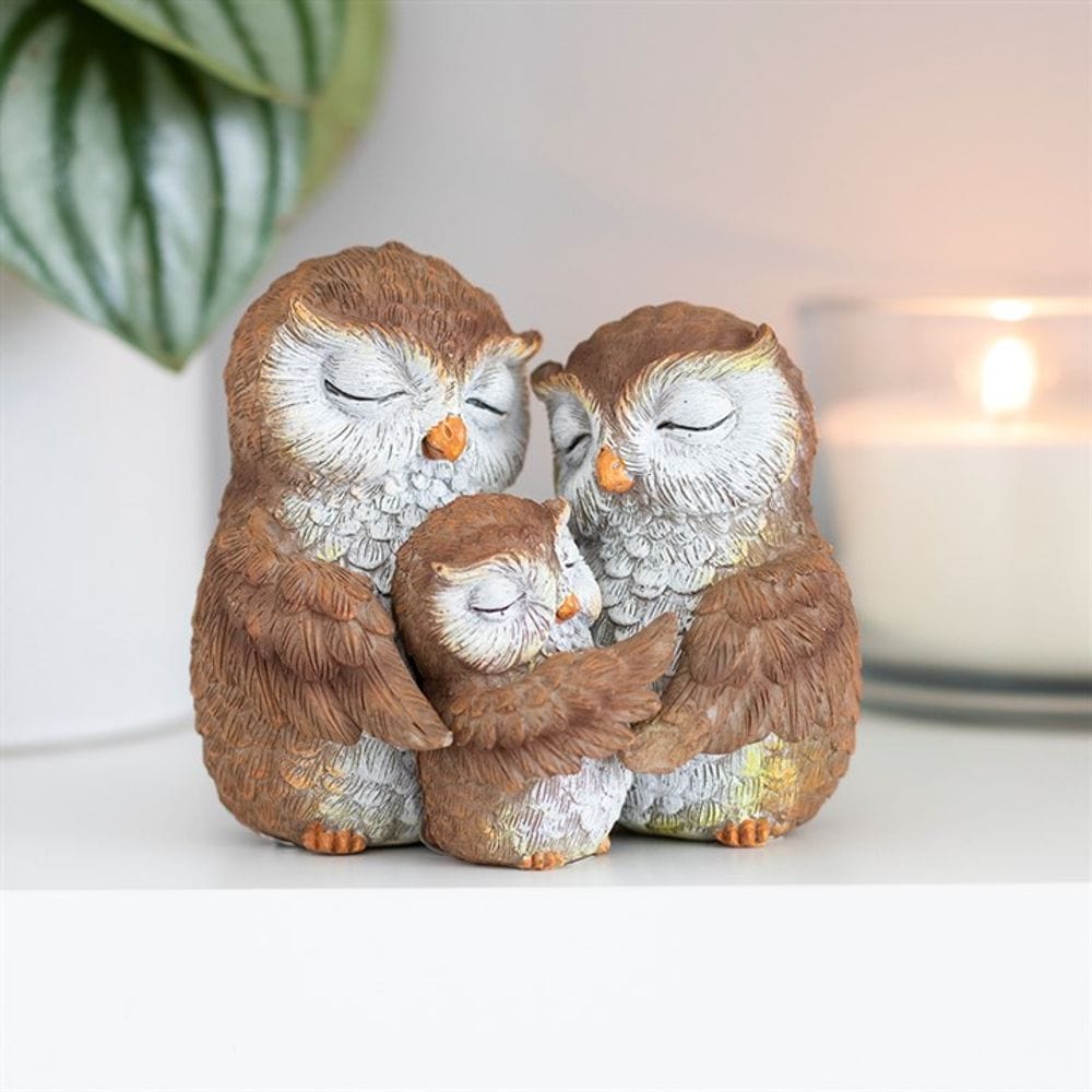 Owl Family Ornament 'Owl - ways Be Together' | Calming Colour