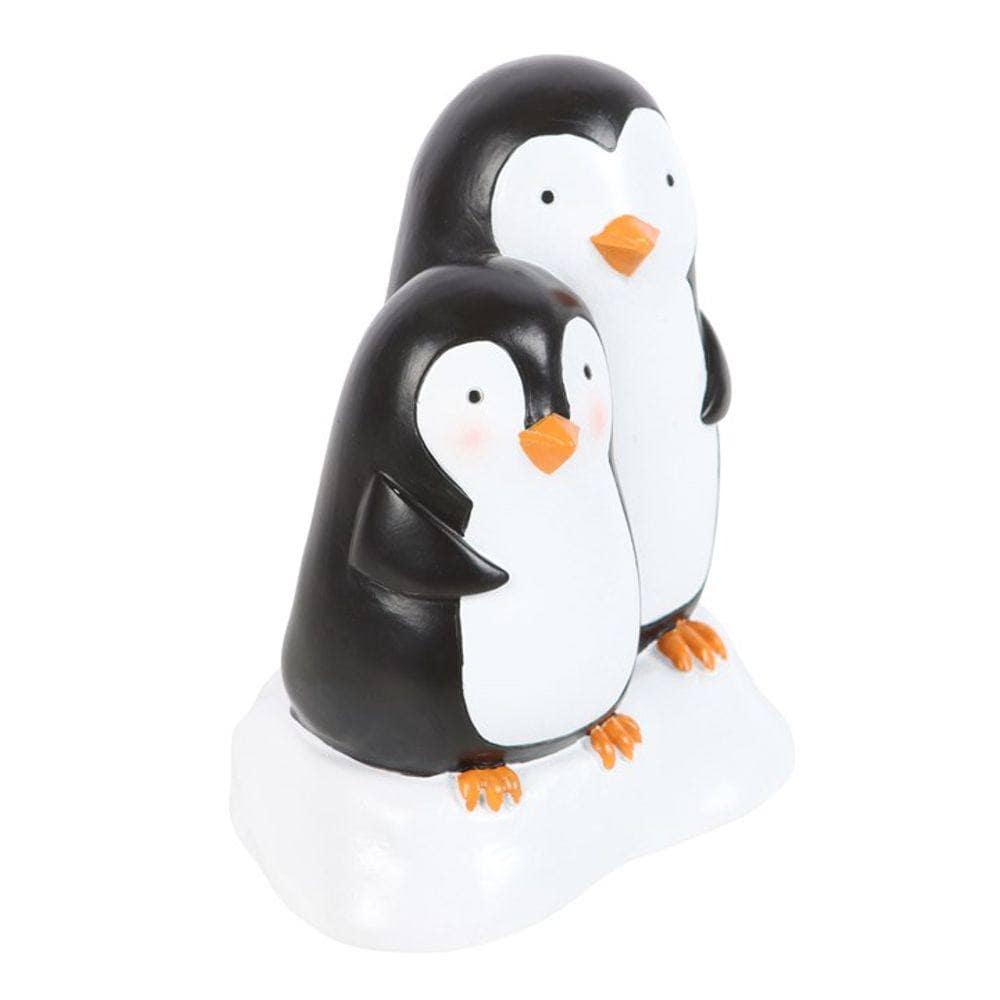 Pair Of Penguins | Resoin Ornament | "Snuggle Season" | Calming Colour