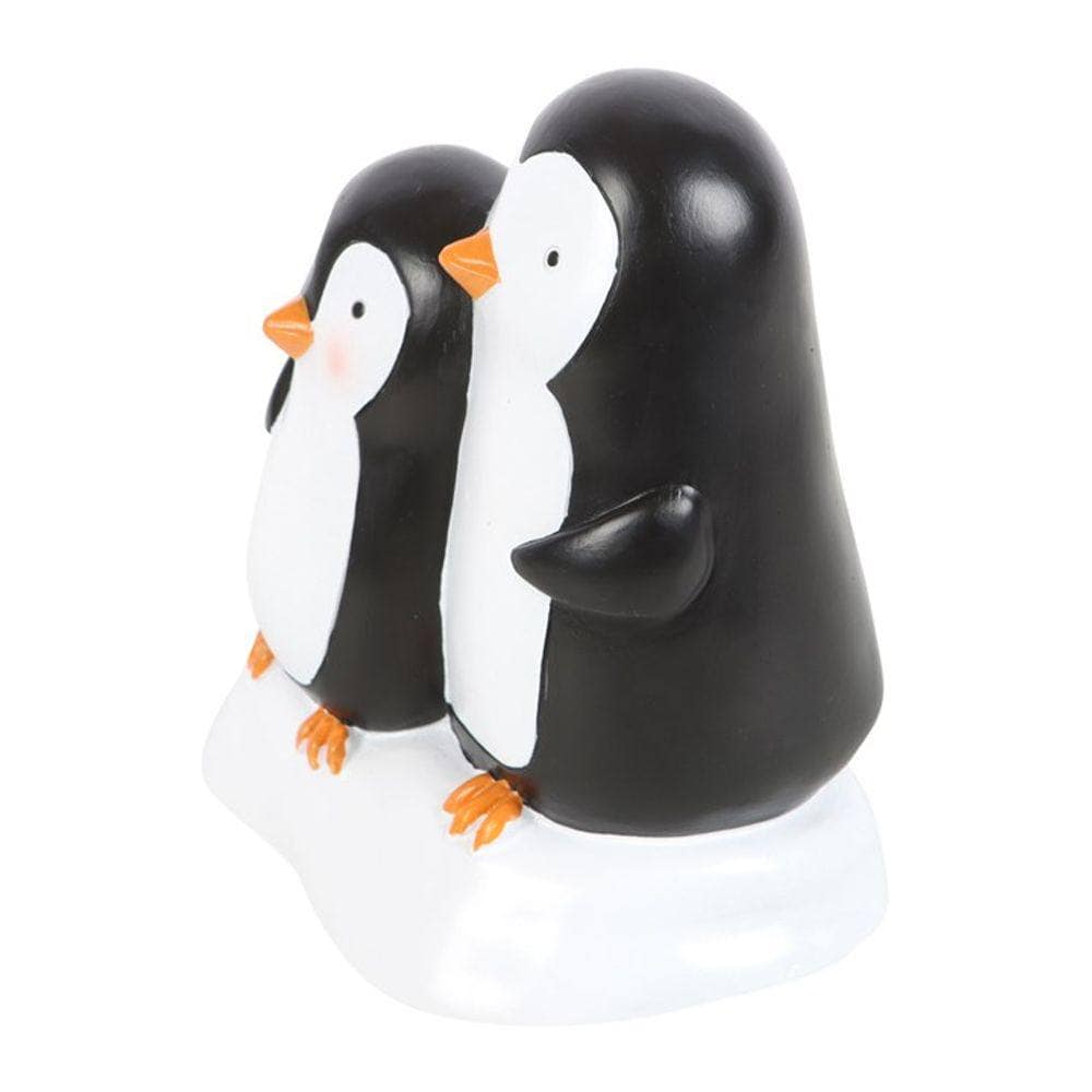 Pair Of Penguins | Resoin Ornament | "Snuggle Season" | Calming Colour