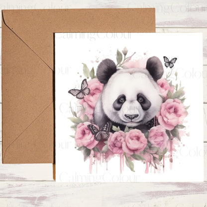 Panda Mother's Day Card | Single Card | Calming Colour