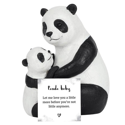 Panda Ornament 'Mother and Baby' | Calming Colour