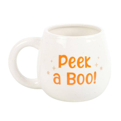 Peekaboo Ghost Rounded Mug | Calming Colour