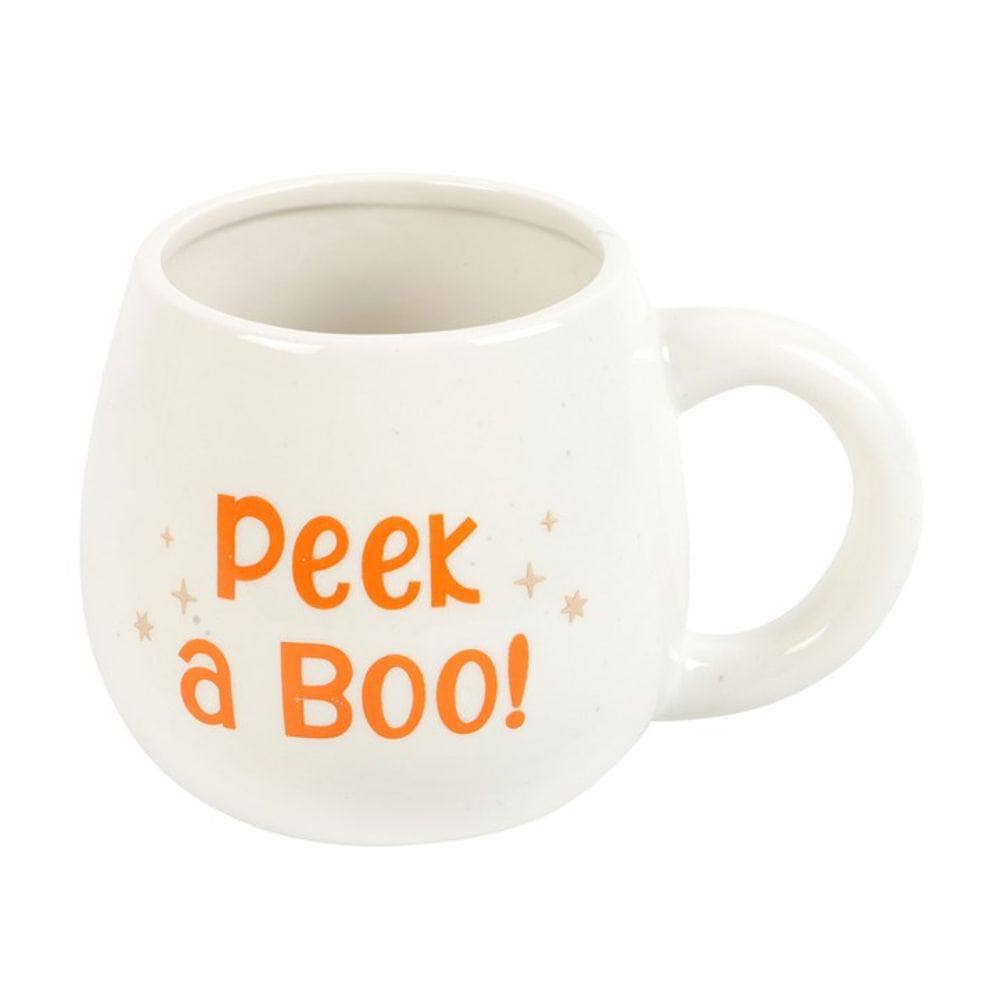 Peekaboo Ghost Rounded Mug | Calming Colour