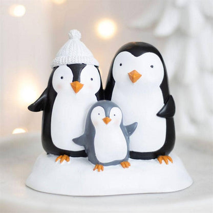 Penguin Family | Resin Ornament | Calming Colour