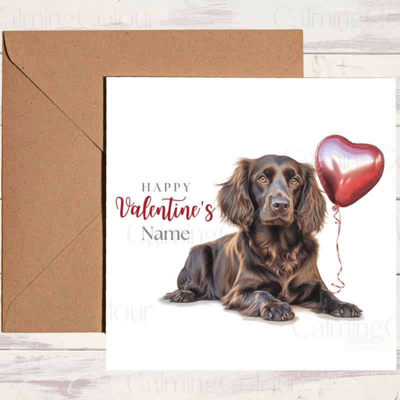Personalised Chocolate Sprocker with Heart | Valentine's Card | Valentine's Day (Personalised)