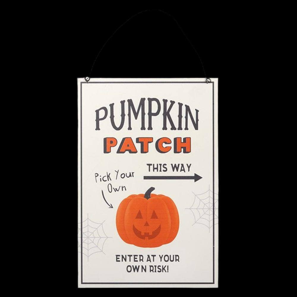 Pumpkin Patch Hanging Sign | Halloween | 30cm | Calming Colour