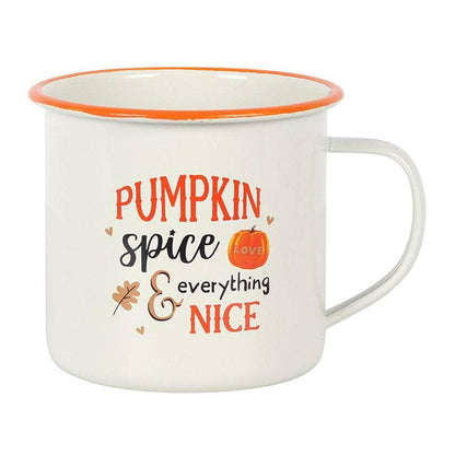 Pumpkin Spice Enamel Mug | Calming Colour