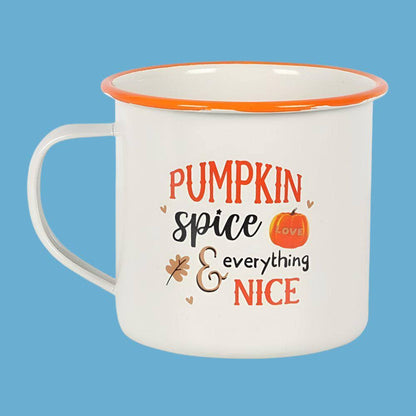 Pumpkin Spice Enamel Mug | Calming Colour