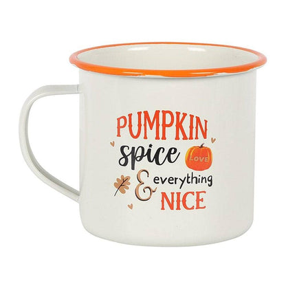 Pumpkin Spice Enamel Mug | Calming Colour