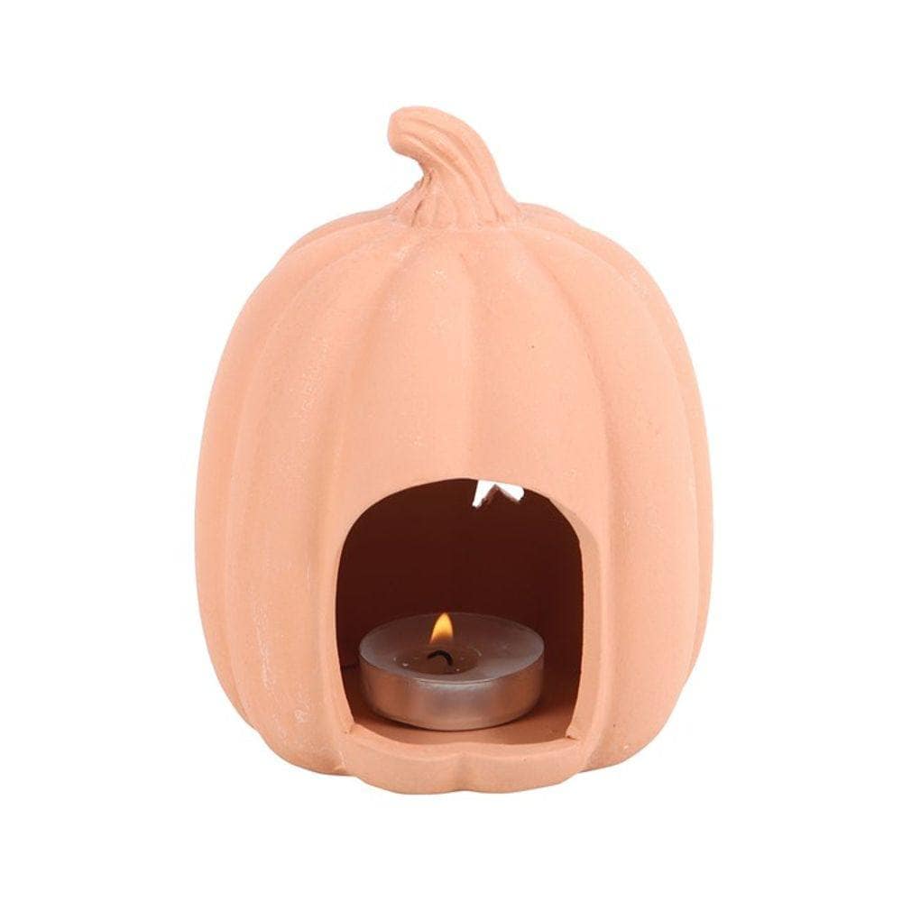 Pumpkin Tealight Holder | 9cm Terracotta | Calming Colour