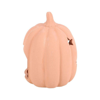 Pumpkin Tealight Holder | 9cm Terracotta | Calming Colour