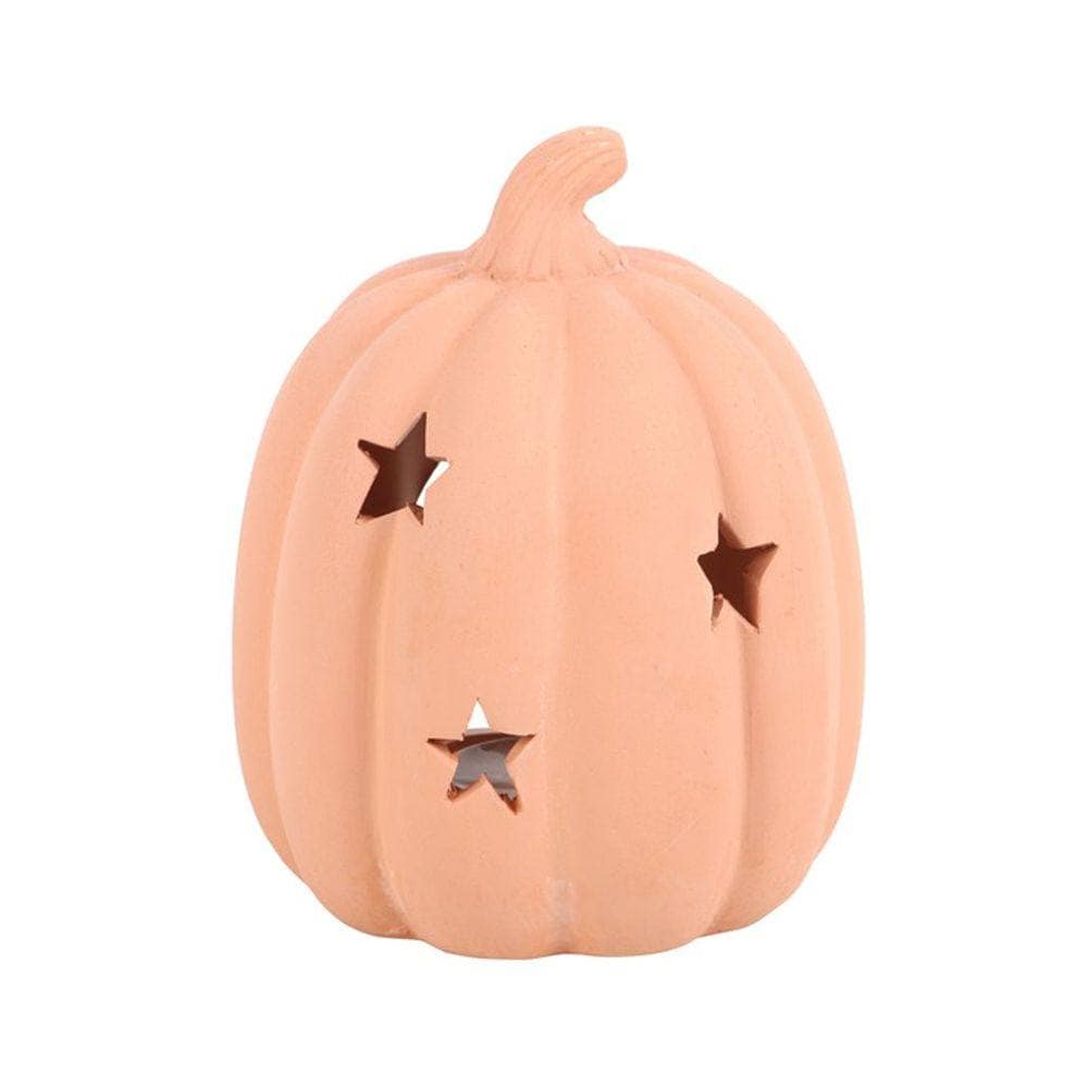 Pumpkin Tealight Holder | 9cm Terracotta | Calming Colour