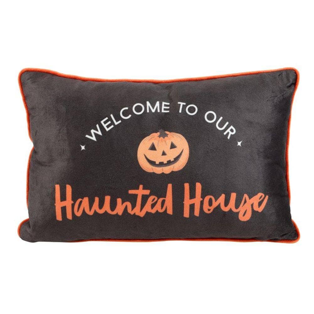 Rectangular Haunted House Cushion | 40cm | Calming Colour