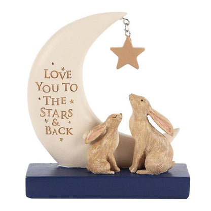 Resin Decorative Sign | "Love You To The Stars and Back" | Calming Colour