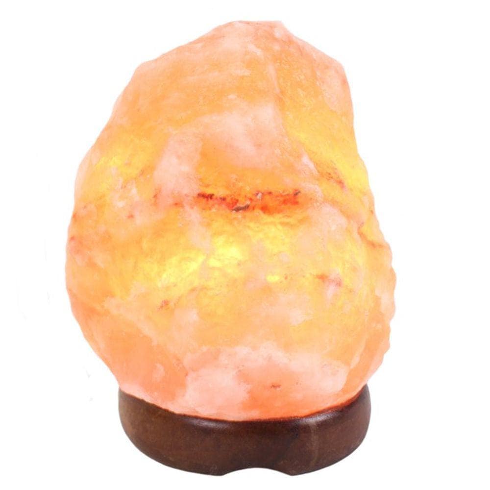 Salt Lamp | Electric Orange Lamp | Calming Colour