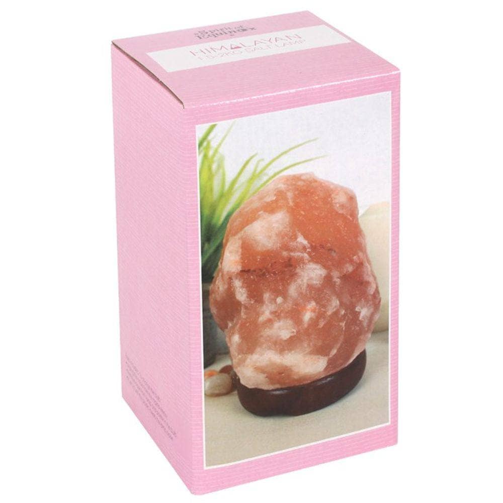 Salt Lamp | Electric Orange Lamp | Calming Colour