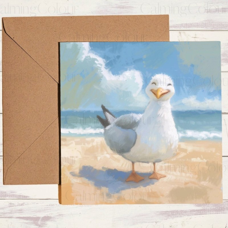 Seagull Father's Day Card | For Dad With Love | Father's Day