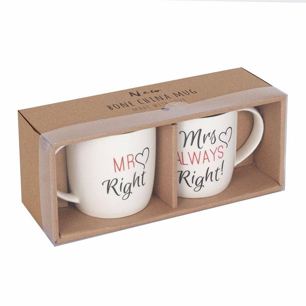 Set of 2 Mr & Mrs Mugs | Calming Colour