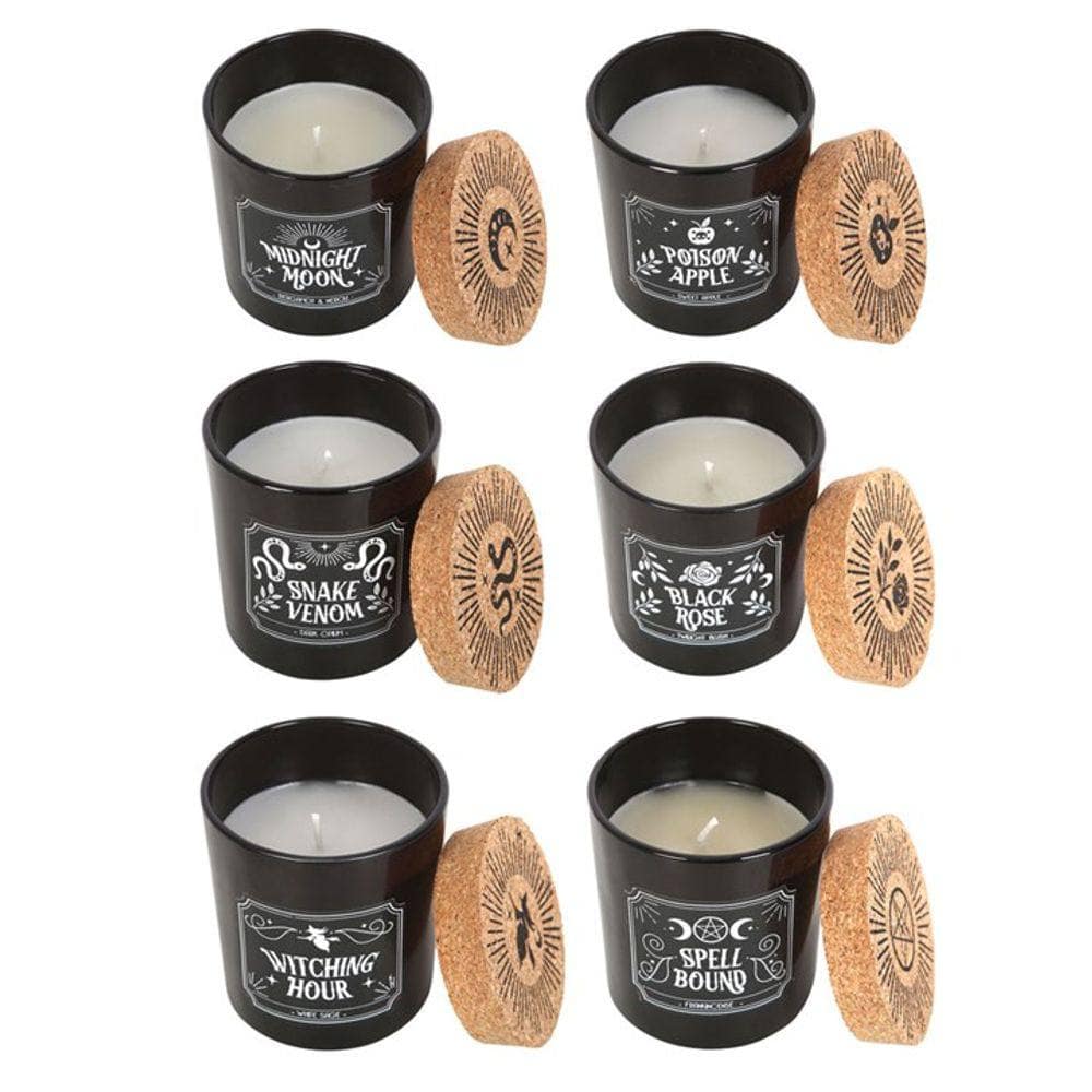 Set of 6 Midnight Ritual Candles | Calming Colour