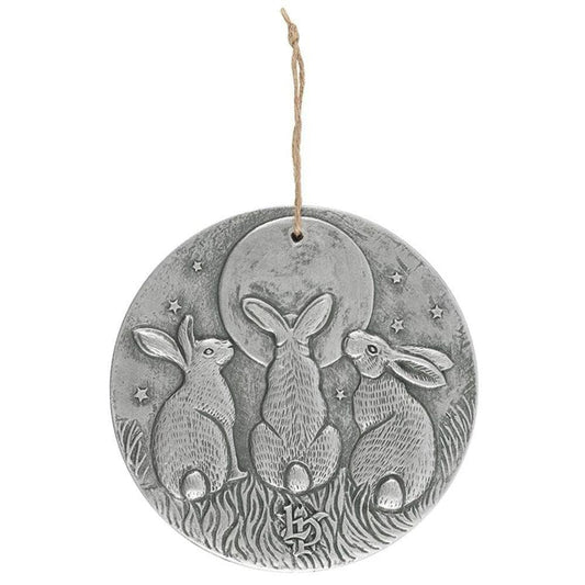 Silver Effect Moon Shadows Plaque | Lisa Parker | Calming Colour