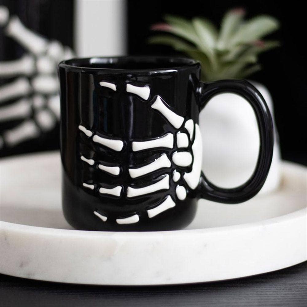 Skeleton Hand Mug | Calming Colour