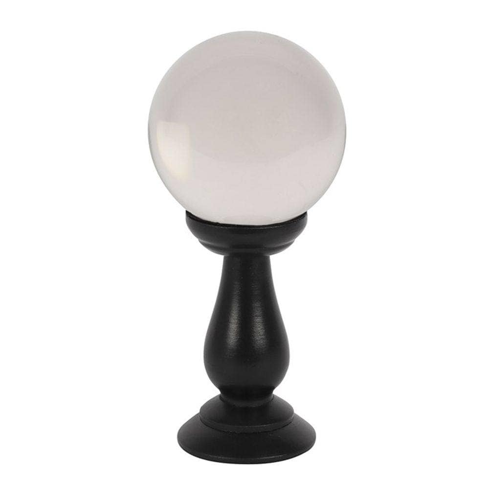 Small Clear Crystal Ball on Stand | 19cm | Calming Colour