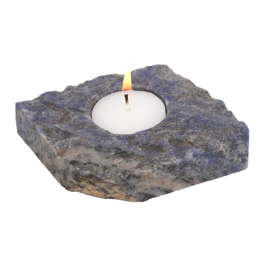 Sodalite Tealight Holder | Calming Colour