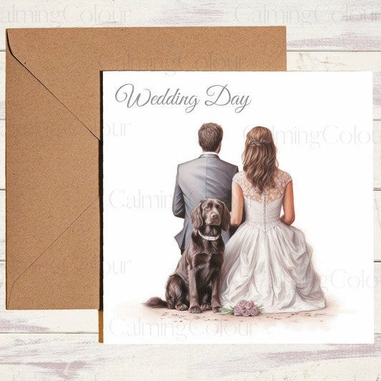 Sprocker Spaniel | Wedding Card | Calming Colour