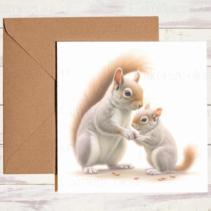 Squirrel Mother's Day Card | Greeting Card for Mum | Mother's Day Card