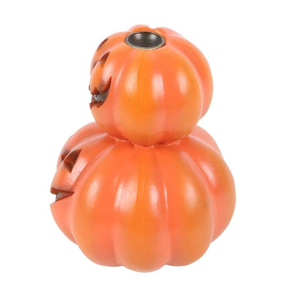 Stacked Pumpkins Backflow Incense Burner | Calming Colour