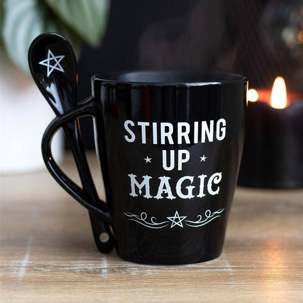 Stirring Up Magic Mug and Spoon Set | Calming Colour