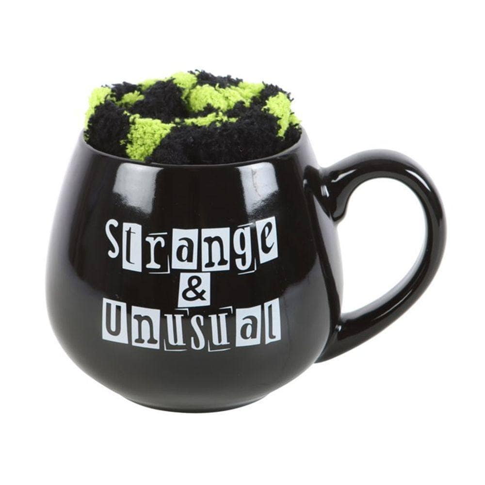 Strange & Unusual Mug and Socks Set | Calming Colour