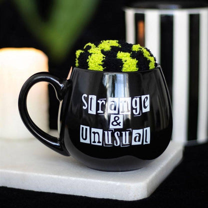 Strange & Unusual Mug and Socks Set | Calming Colour