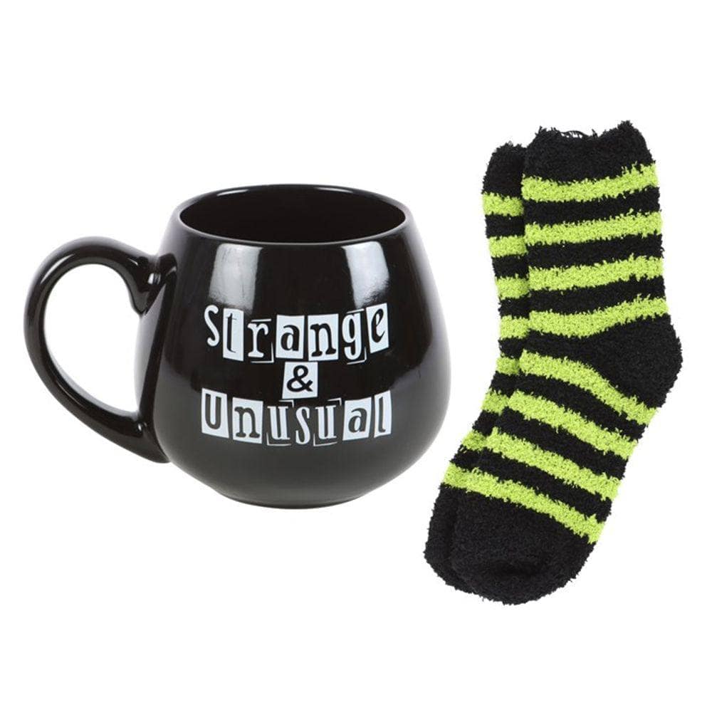 Strange & Unusual Mug and Socks Set | Calming Colour