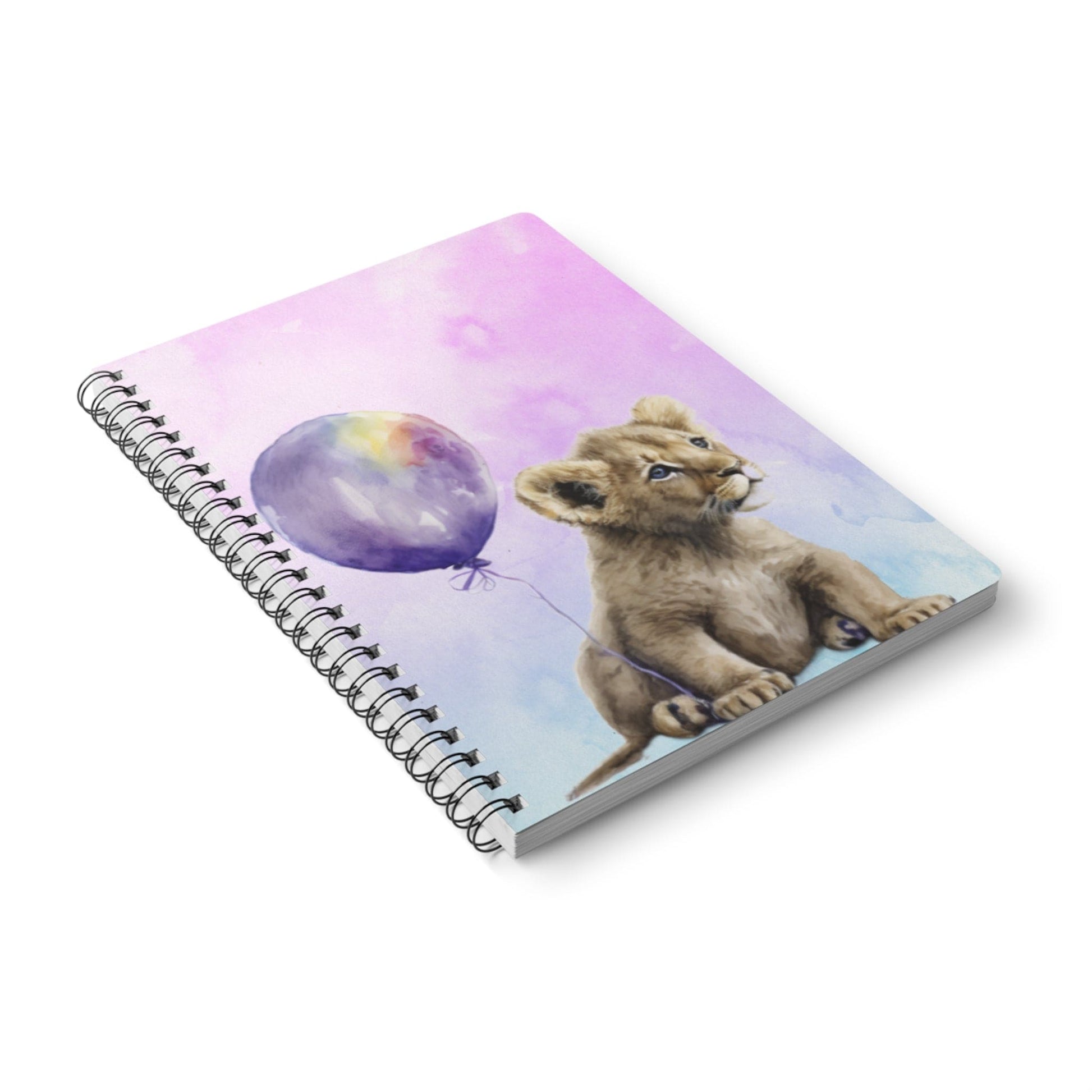 Tiger - Wirobound Softcover Notebook, A5 | Calming Colour