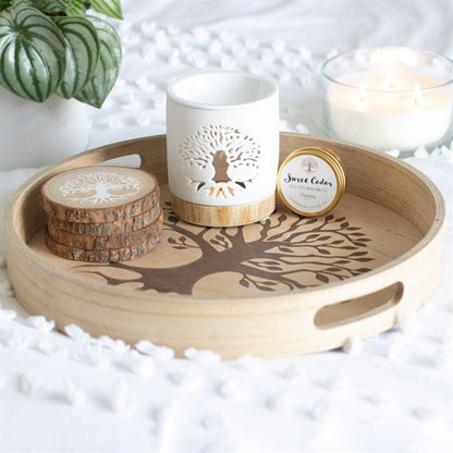 Tree of Life Wax Warmer Gift Set | Calming Colour