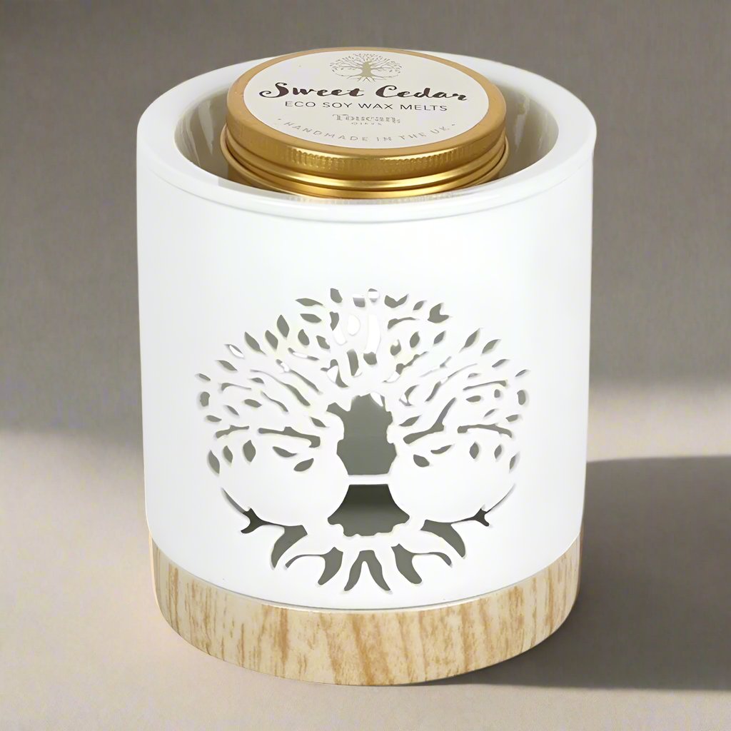 Tree of Life Wax Warmer Gift Set | Calming Colour