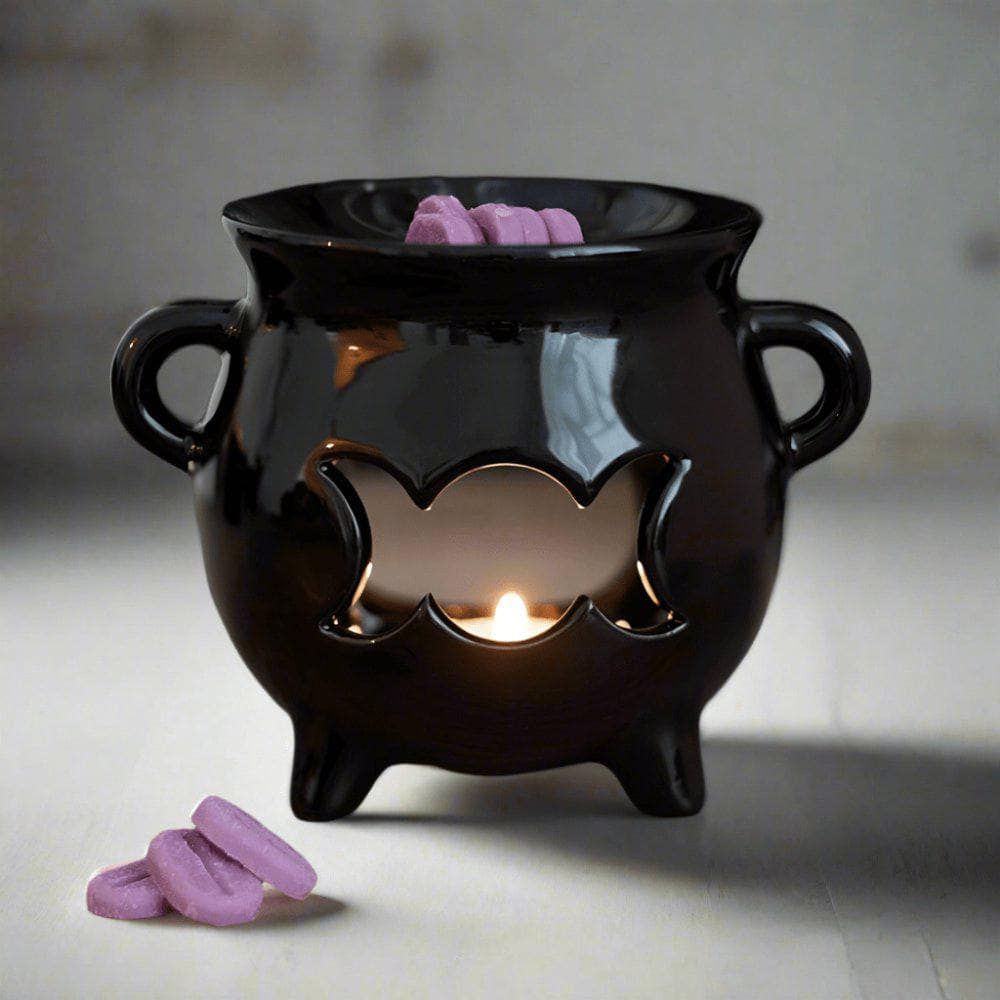 Triple Moon Cauldron Oil Burner | Calming Colour