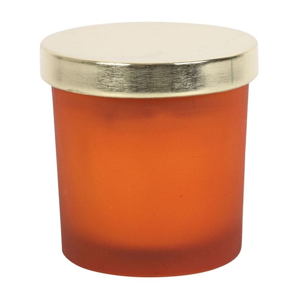 Sacral Chakra Orange Crystal Chip Candle | Calming Colour