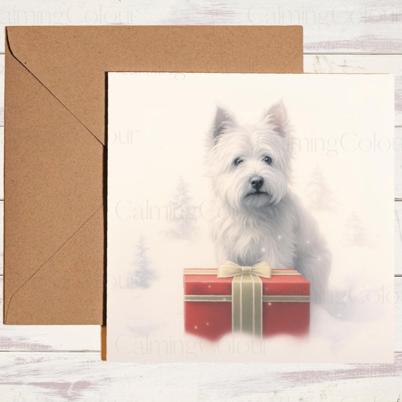 West Highland Terrier Christmas Card | Christmas Card