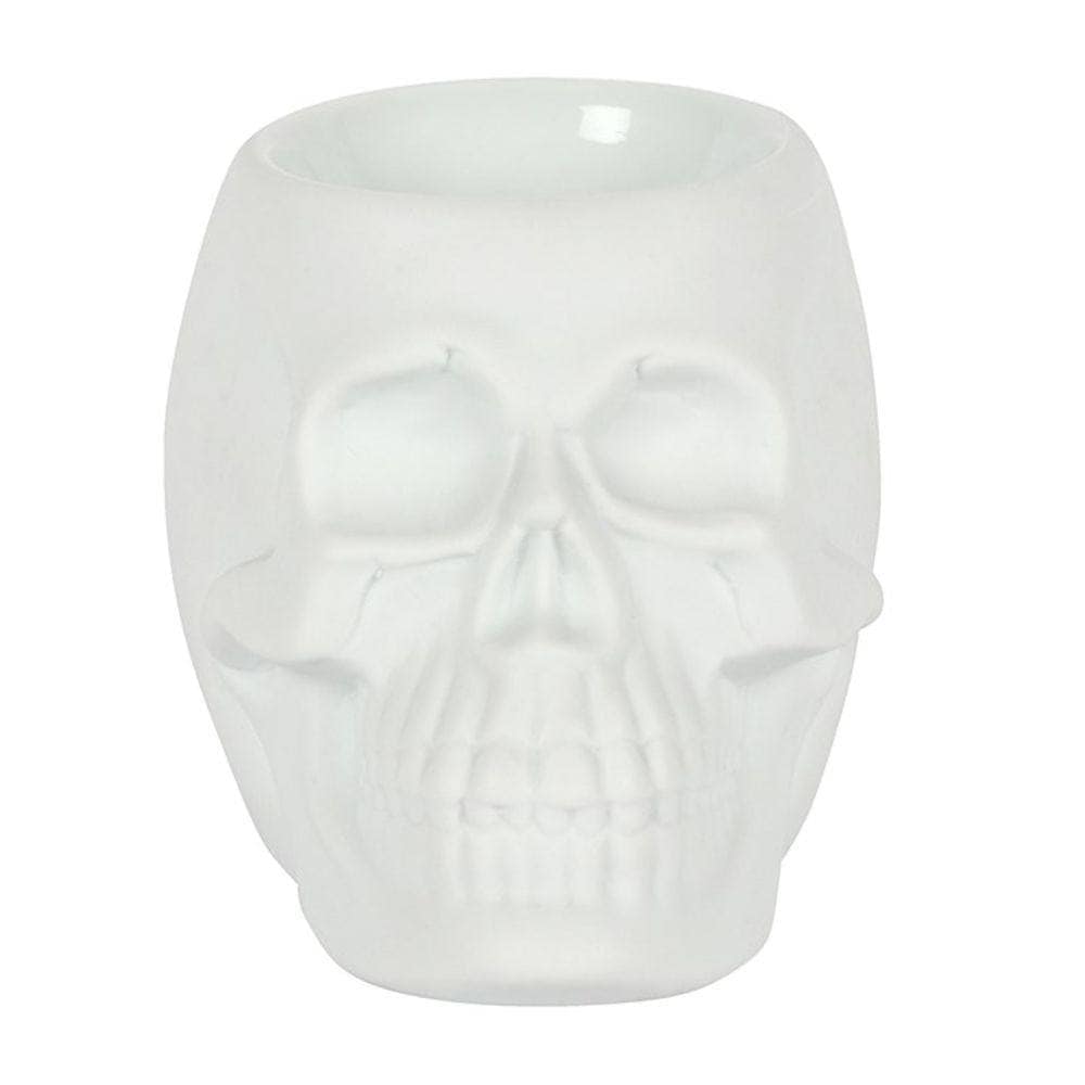 White Skull Oil Burner | Calming Colour