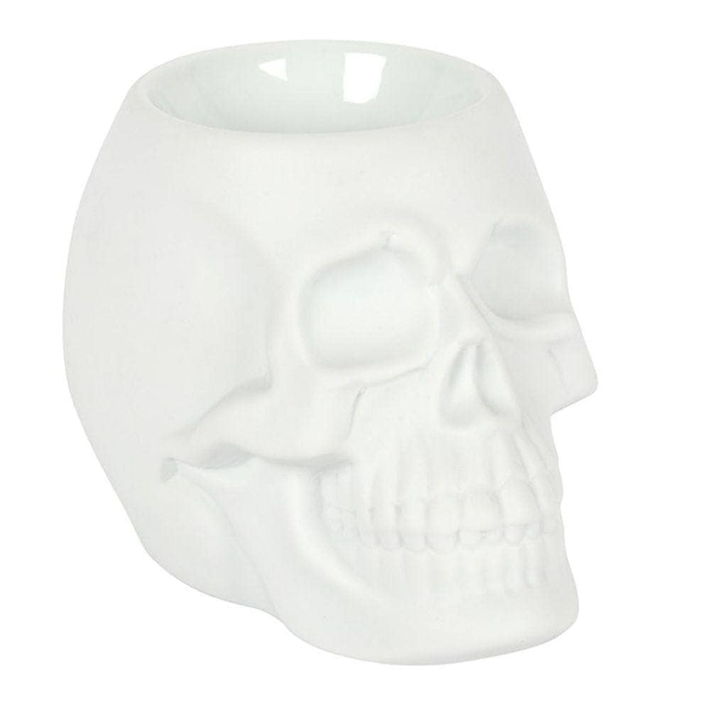 White Skull Oil Burner | Calming Colour