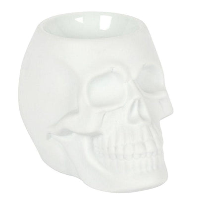 White Skull Oil Burner | Calming Colour