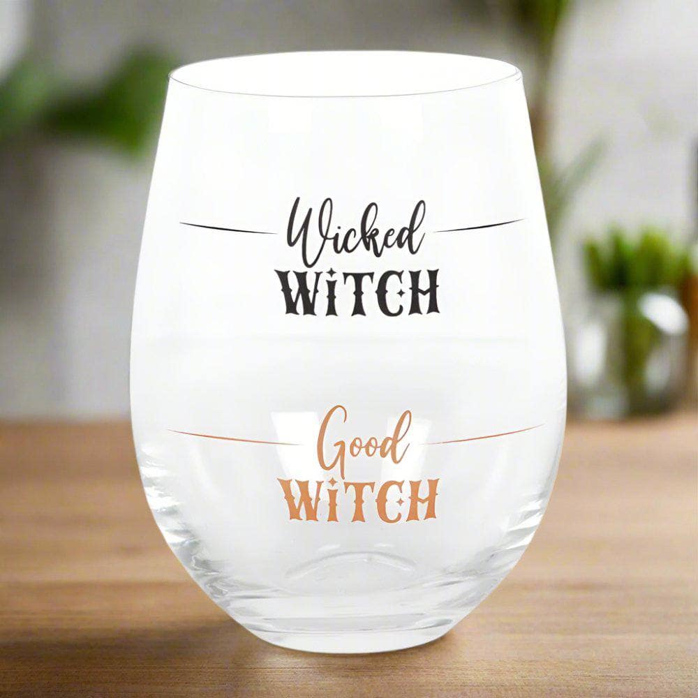 Wicked Witch Stemless Wine Glass | Calming Colour