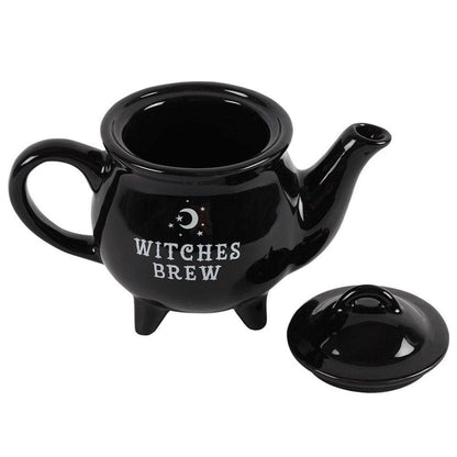 Witches Brew Black Ceramic Tea Pot | Calming Colour