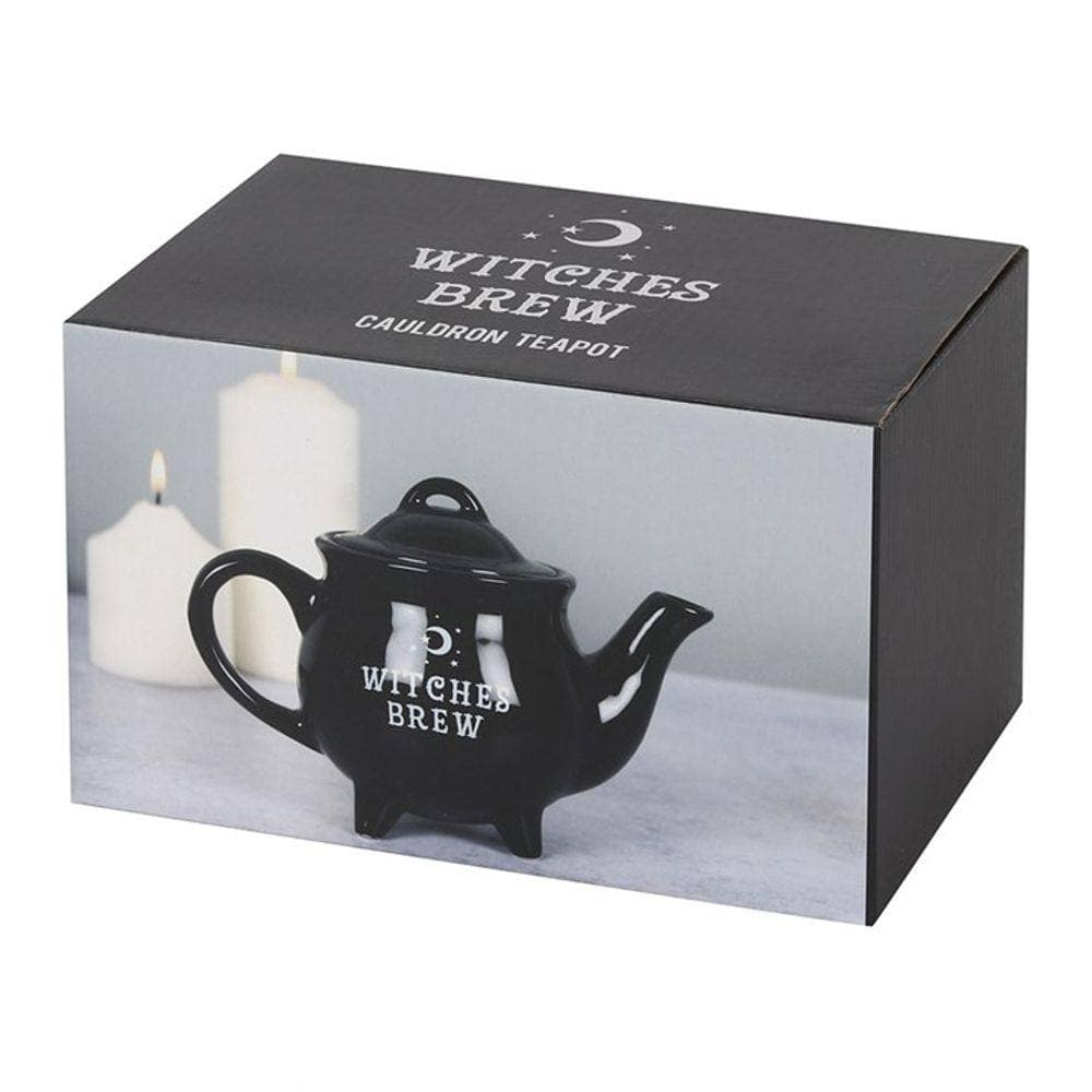 Witches Brew Black Ceramic Tea Pot | Calming Colour