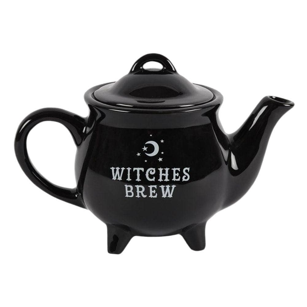 Witches Brew Black Ceramic Tea Pot | Calming Colour