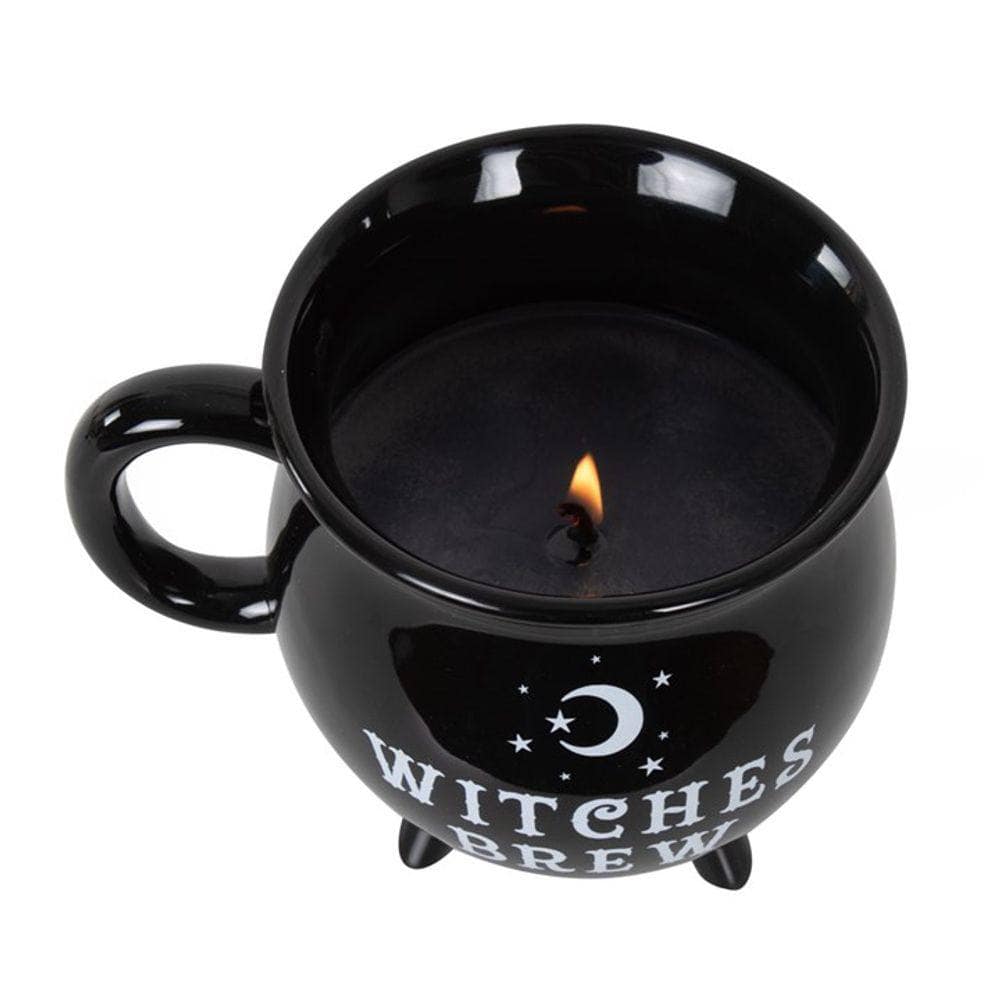 Witches Brew Cauldron Mug Candle | Calming Colour