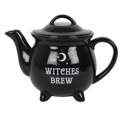 Witches Brew Ceramic Cauldron Tea Set | Calming Colour