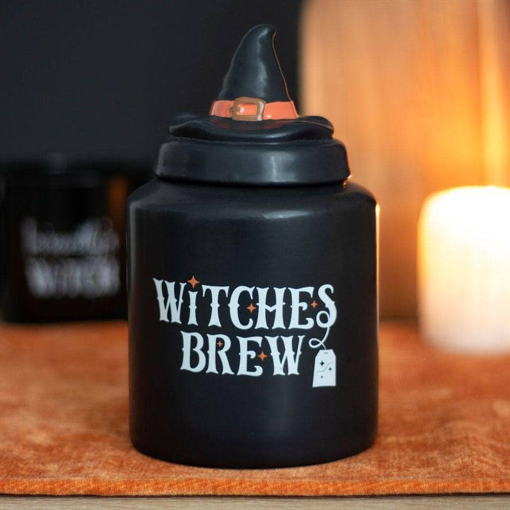 Witches Brew Ceramic Tea Canister | Calming Colour